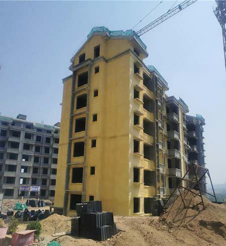 九旭T40 建筑節能聚氨酯噴涂機設備提高材料的能效率(圖3) 聚氨酯外墻保溫
